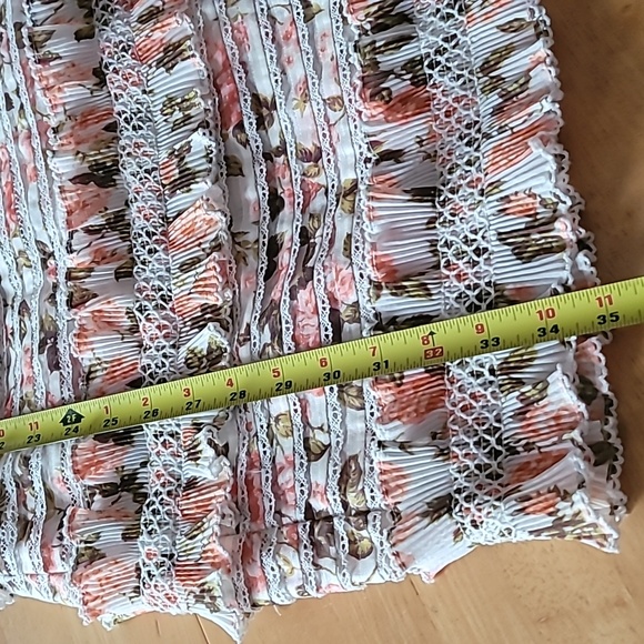 Zimmermann Radiate Smocked Mini Dress, Peach Rose Floral - Picture 15 of 16